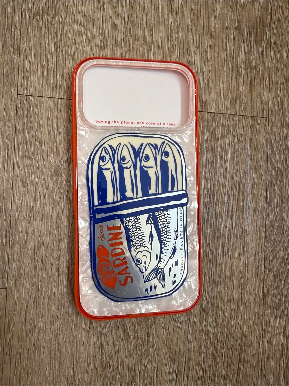 NEW Sonix Blue & White Sardine Graphic MagSafe iPhone 17 Pro Max Case - Picture 3 of 5